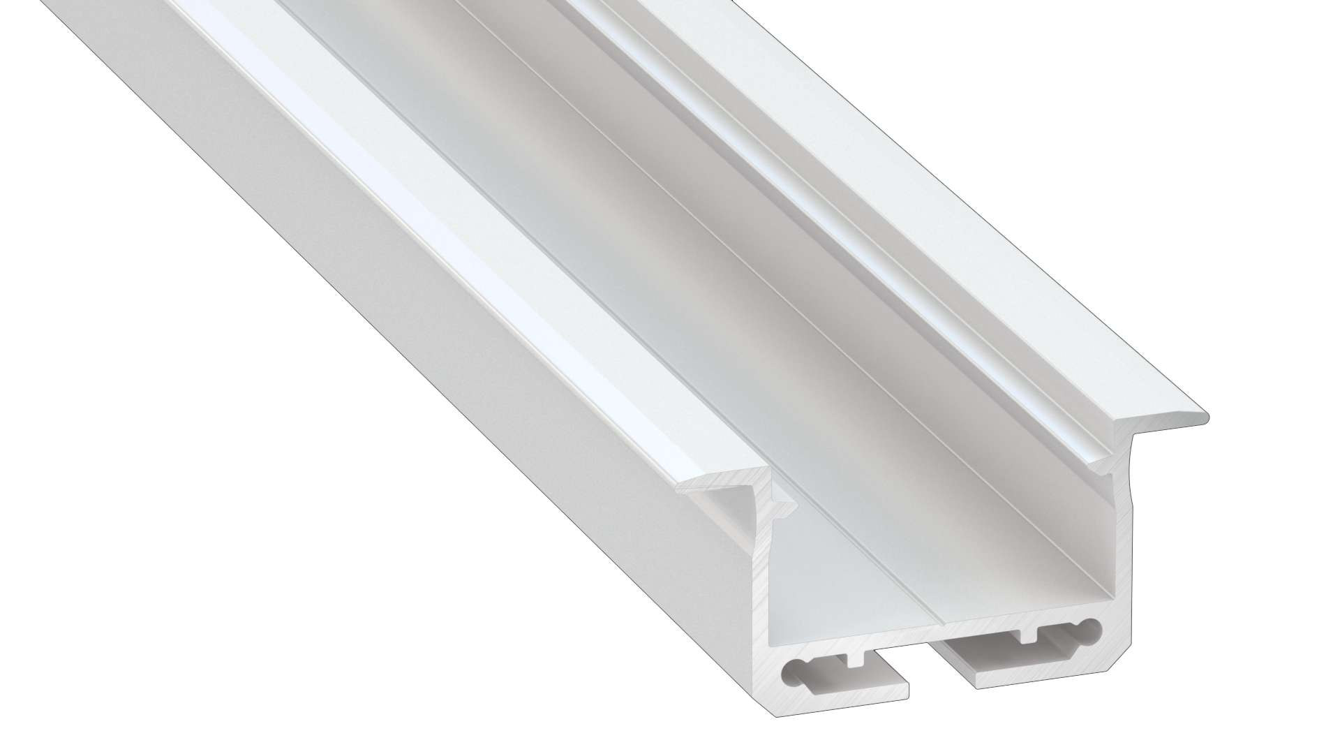 Lumines profile type inSileda lacquered white, 4,15 m